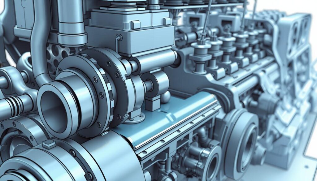 sistema de lubricación en un motor